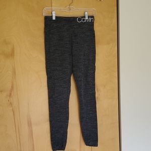 Calvin Klein Gray Marble Leggings Size Small